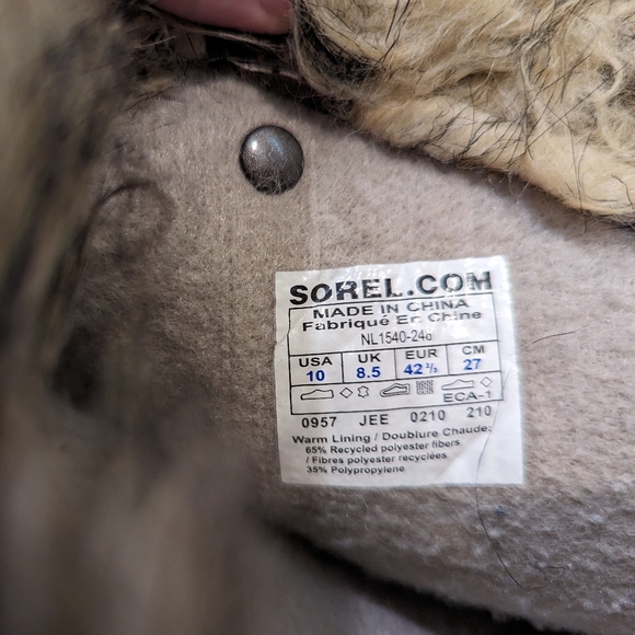 Sorel Joan of Arctic waterproof boots, size 10 - Picture 6 of 6